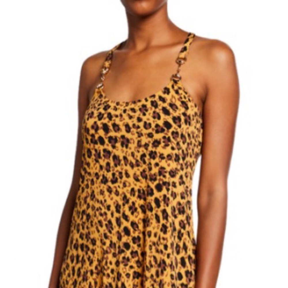 Donna Morgan Leopard Print Jersey Maxi Dress - Picture 10 of 10